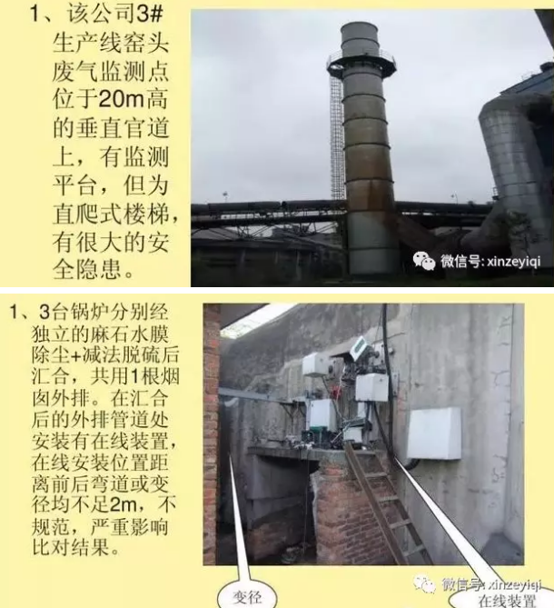 幾張不合格的案例告訴我們 選擇CEMS煙氣在線監(jiān)測的安裝位置很重要！